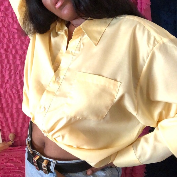 Yellow button down - Picture 3 of 3